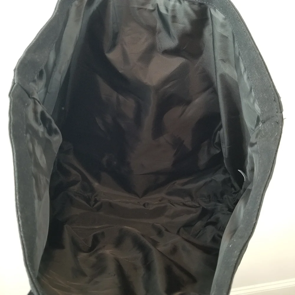 Victoria's Secret Large Black Pink Logo Tote‎ Bag Weekender Travel Beach Shopper
